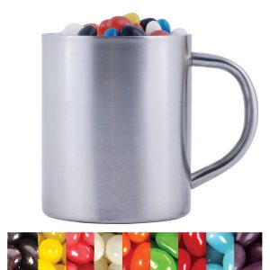 jelly beans in mug