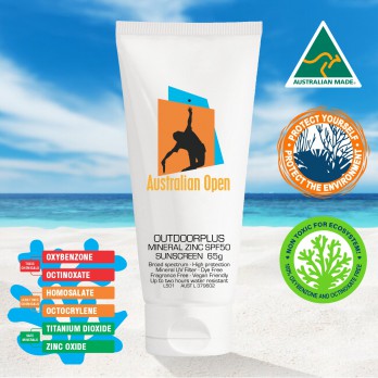 NEW MINERAL ZINC SPF50 SUNSCREEN AUSTRALIAN MADE 65G